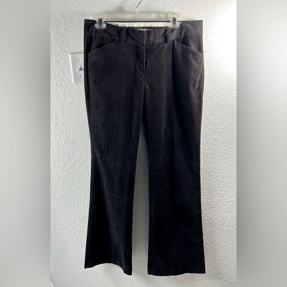 Theory Max C Corduroy Ebony Flare Pants - Picture 2 of 11